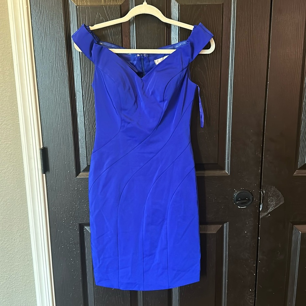 Royal blue dress